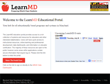 Tablet Screenshot of learnmd.org
